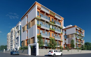 Studio Apartment – Exterior View View at Dharitri Royal Enclave Apartment, New Town - for Sale