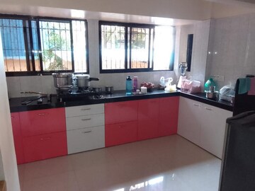 Kitchen in 3.5 BHK Apartment at Hill Garden, Manpada – for Rent
