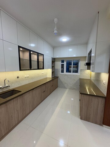 Kitchen in 4 BHK Apartment at LnT Raintree Boulevard, Hebbal – for Rent