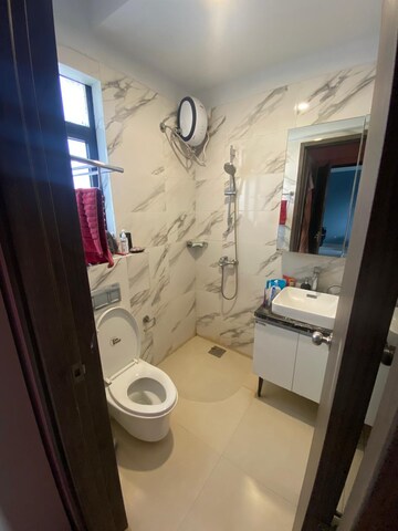 Bathroom in 1.5 BHK Apartment at Risland The Icon, Dhokali – for Rent