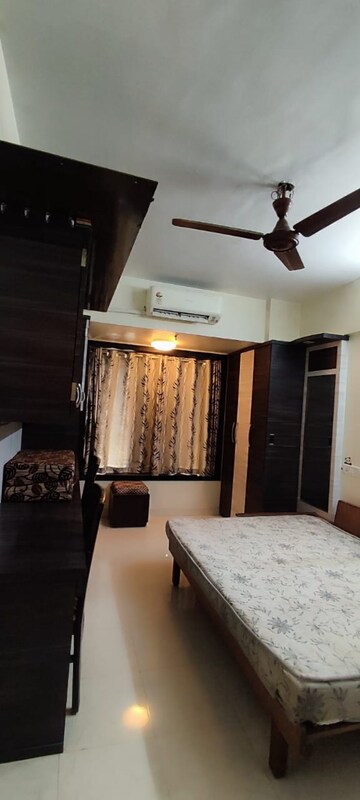 Bedroom in 1 BHK Apartment at Kshitij CHS, Goregaon East – for Rent