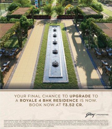 Master Plan in 3 BHK Apartment at Godrej Majesty, Sector 12 Greater Noida – for Sale