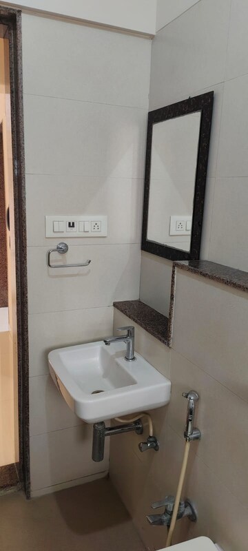 Bathroom in 2 BHK Apartment at MP Pandurangwadi Laxmi Niwas CHS, Goregaon East – for Rent