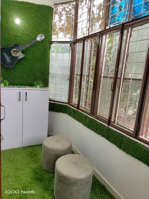 Balcony in 2 BHK Apartment at Awas Vikas Complex, Vasundhara Sector 17 – for Sale