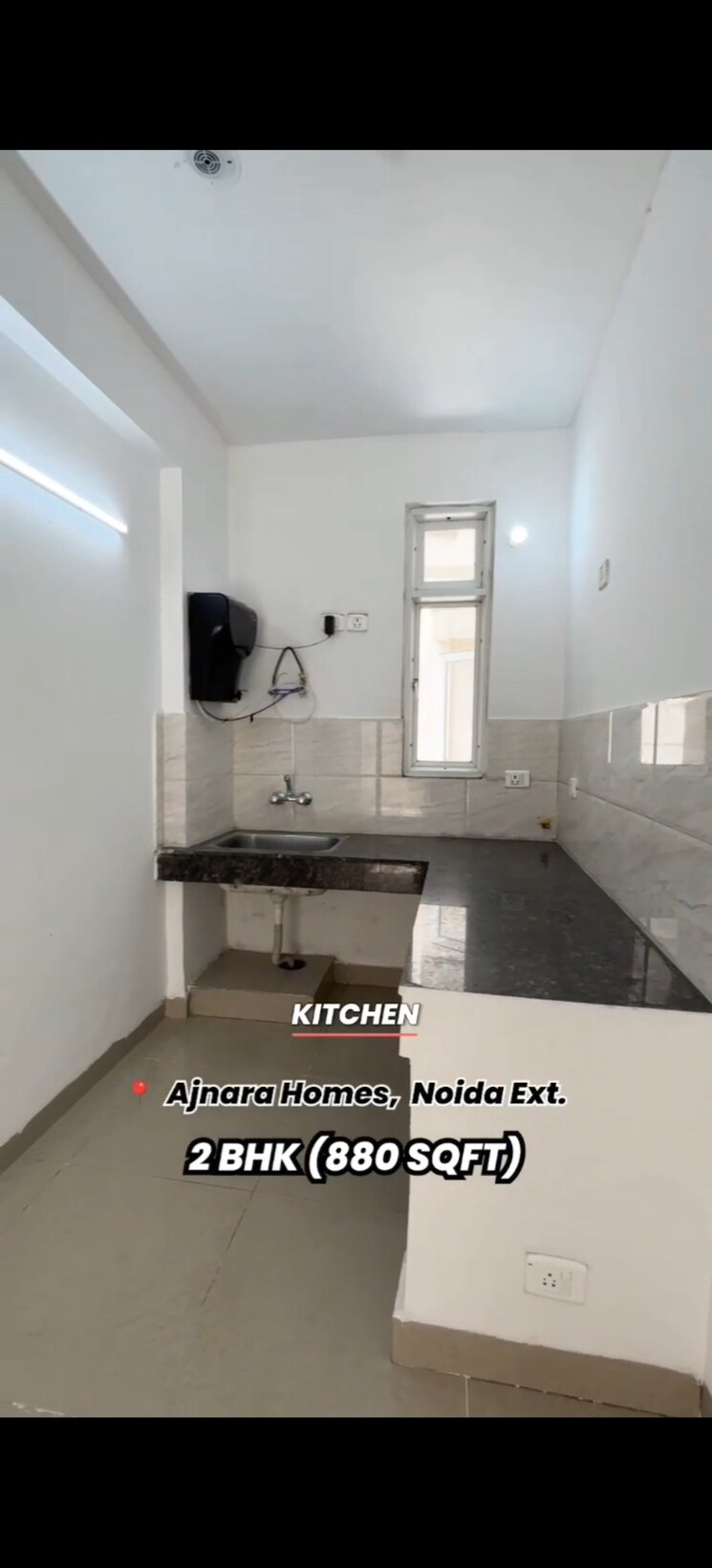 Kitchen, ajnara-homes 2 Bedroom 880 Sq.Ft. Apartment In Sector 16b Greater Noida Greater Noida 8967905