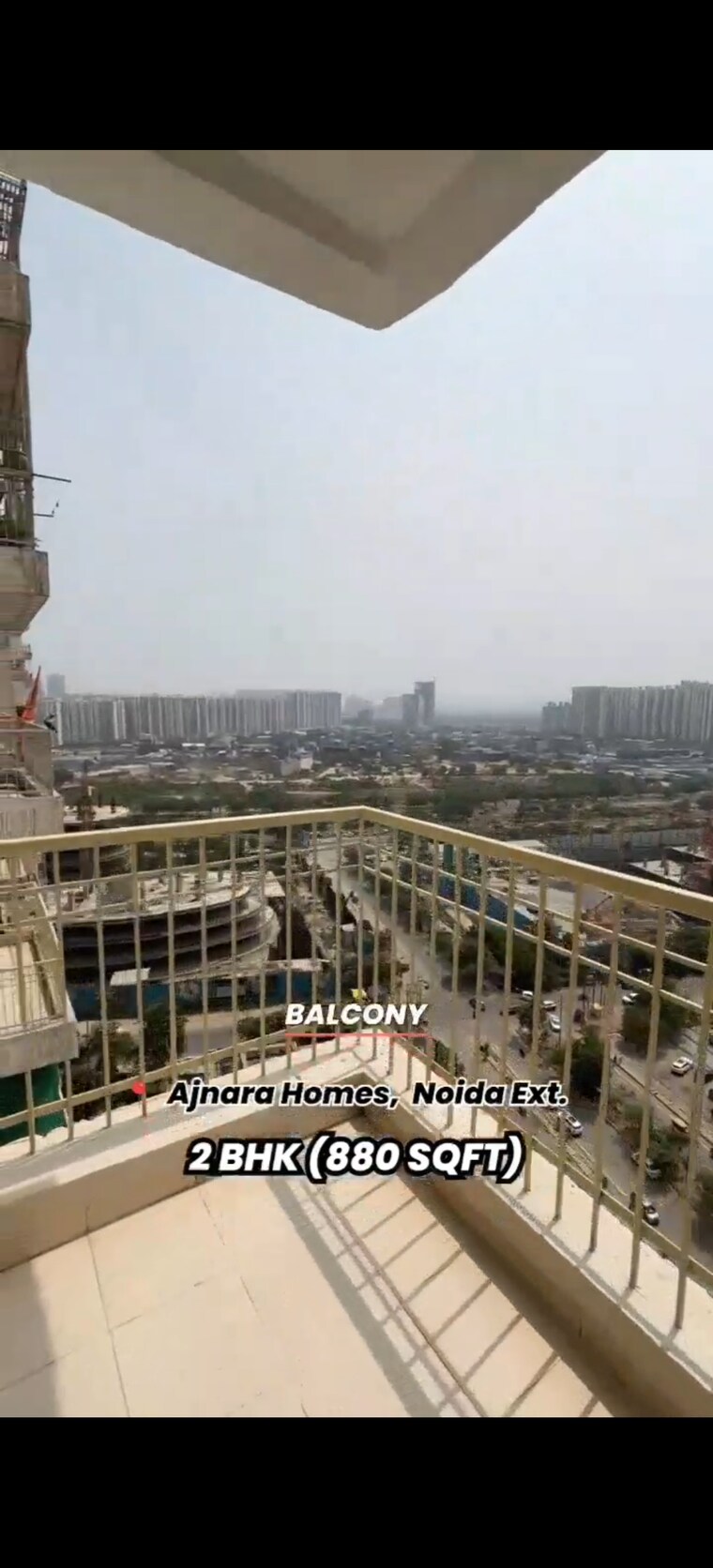 Exterior View, ajnara-homes 2 Bedroom 880 Sq.Ft. Apartment In Sector 16b Greater Noida Greater Noida 8967905