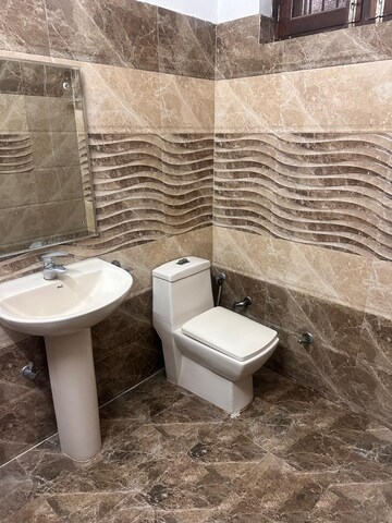 Bathroom in 3 BHK Builder Floor at Tyagi Road – for Rent