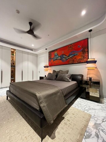 Bedroom in 4 BHK Apartment at Omkar 1973, Worli – for Rent
