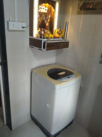 Bathroom in 1 BHK Apartment at Vasundhara CHS Gokuldham, Gokuldham Colony – for Rent