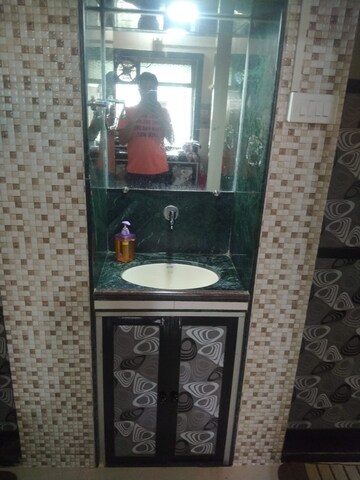 Kitchen in 1 BHK Apartment at Vasundhara CHS Gokuldham, Gokuldham Colony – for Rent