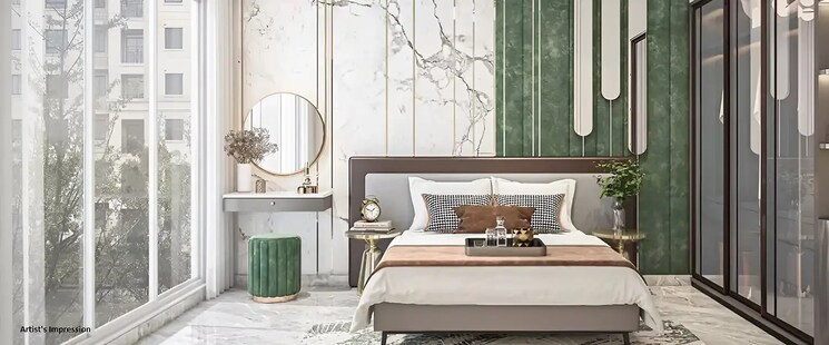 Bedroom, dlf-the-westpark 3 Bedroom 1359 Sq.Ft. Apartment In Andheri West Mumbai 8968026