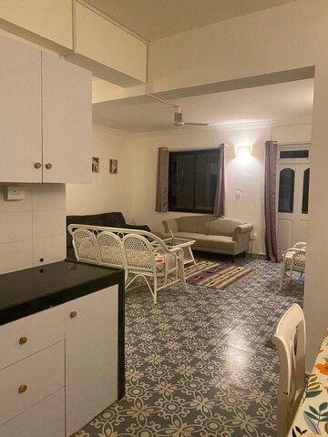 Living Room in 2 BHK Apartment at Verem – for Rent