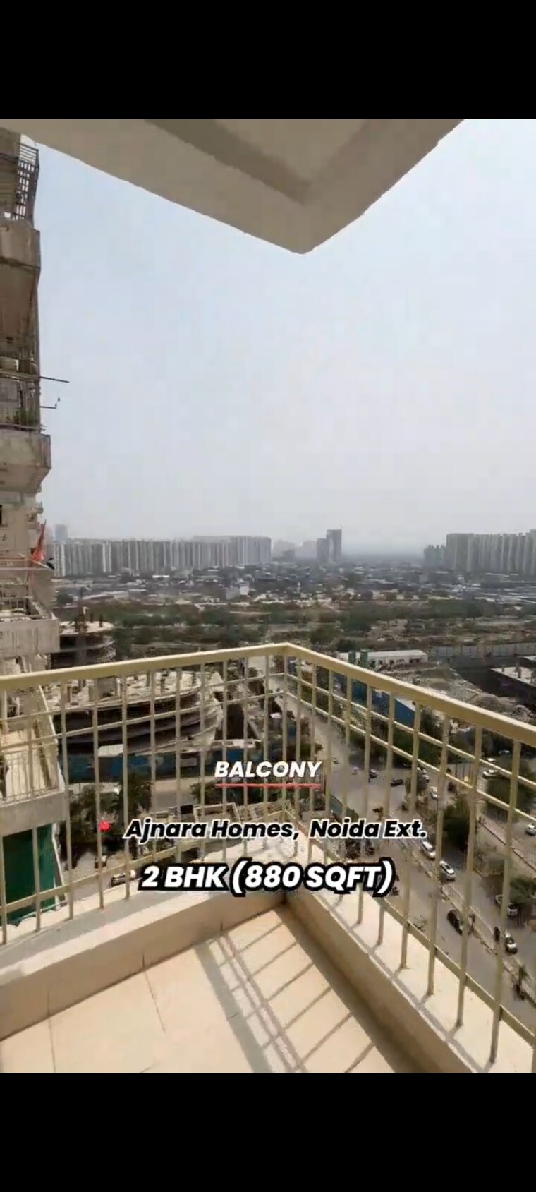 Exterior View, ajnara-homes 2 Bedroom 880 Sq.Ft. Apartment In Sector 16b Greater Noida Greater Noida 8968104