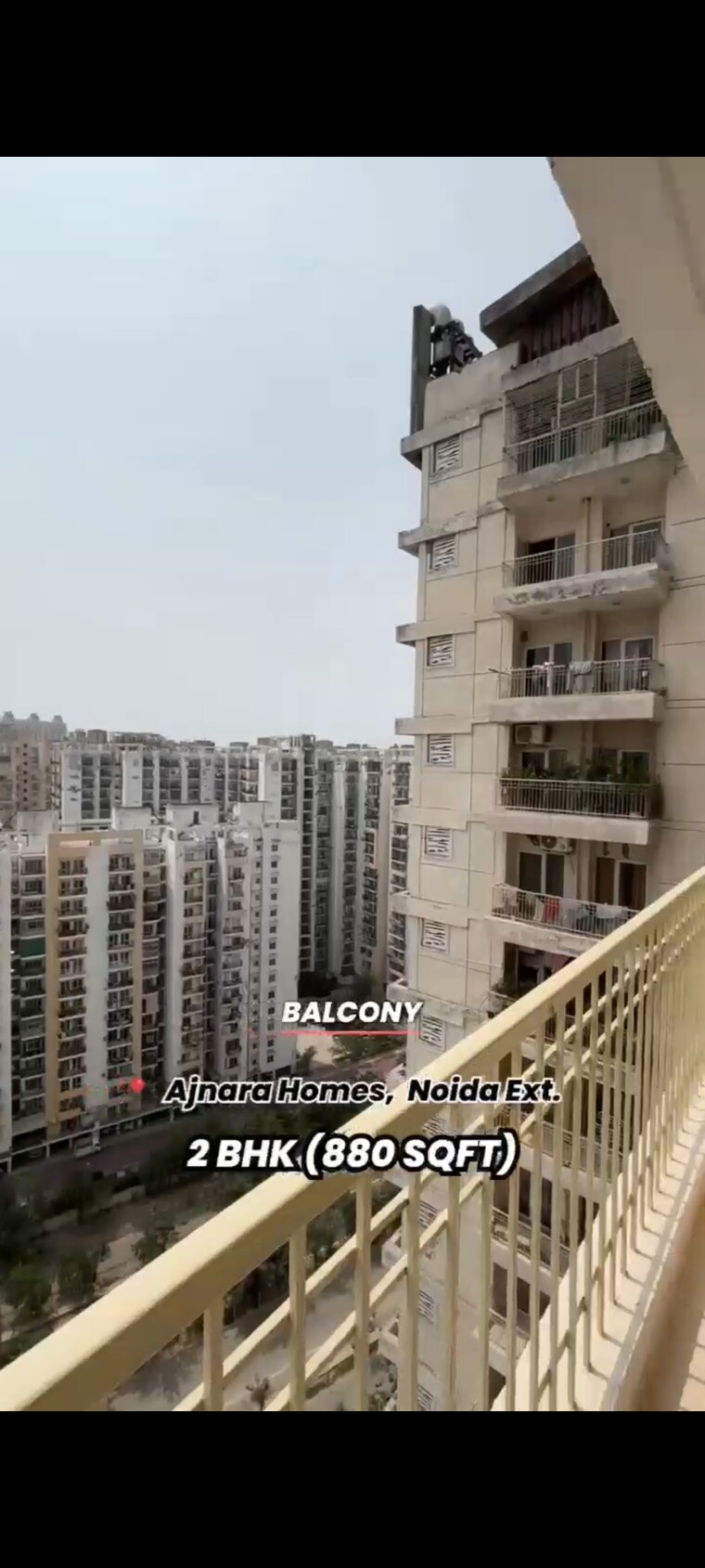 Exterior View, ajnara-homes 2 Bedroom 880 Sq.Ft. Apartment In Sector 16b Greater Noida Greater Noida 8968104