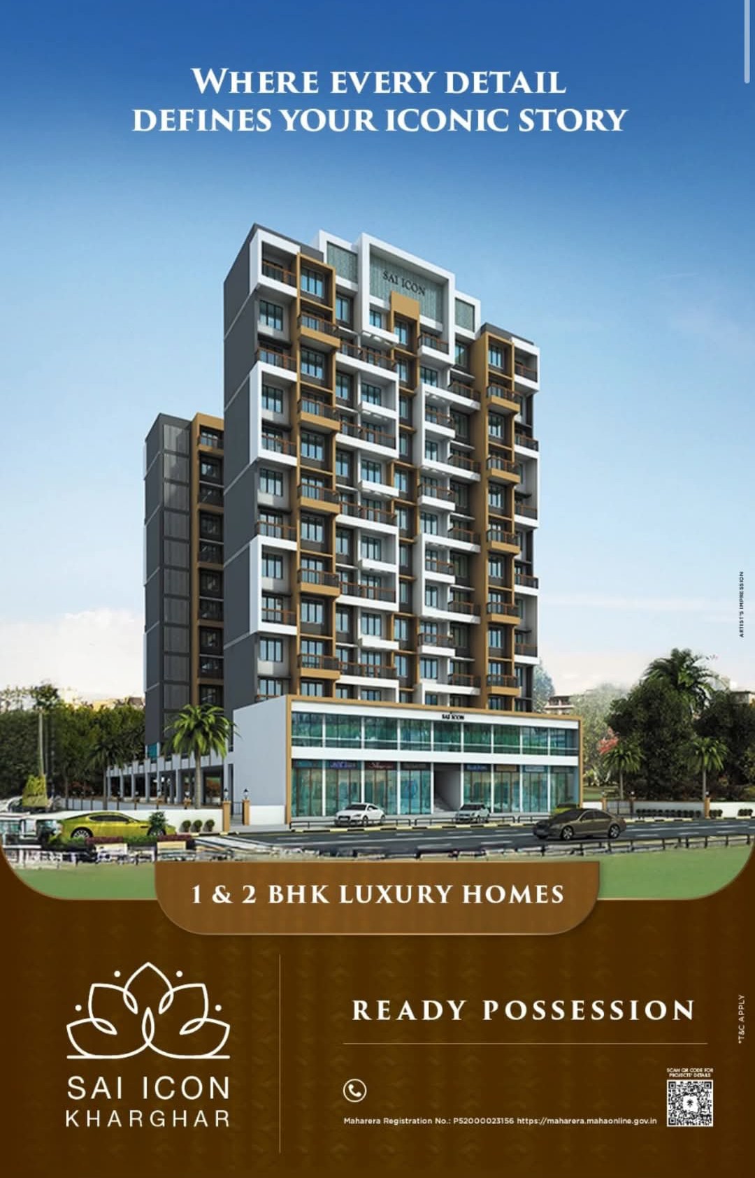 2 BHK Apartment For Sale in Paradise Sai Icon