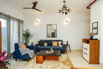 Living Room in 3 BHK Apartment at Indosam75, Sector 75 – for Rent
