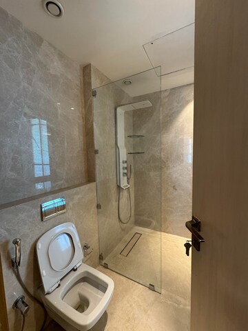 Bathroom in 4 BHK Apartment at K Raheja Vivarea, Mahalaxmi – for Rent