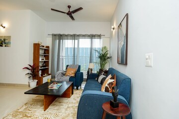 Living Room in 3 BHK Apartment at JM Aroma, Sector 75 – for Rent
