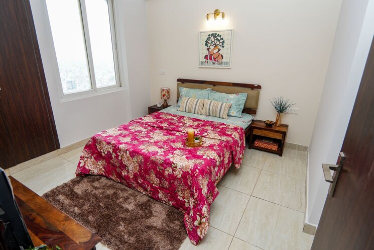 Bedroom, jm-aroma 3 Bedroom 1550 Sq.Ft. Apartment In Sector 75 Noida 8968163