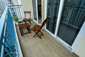 Balcony in 3 BHK Apartment at JM Aroma, Sector 75 – for Rent