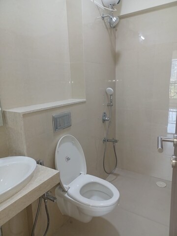 Bathroom in 2 BHK Apartment at L And T Seawoods Residences, Seawoods – for Sale