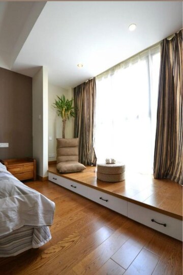 Living Room in 4 BHK Apartment at JKG Palm Resort, Raj Nagar Extension – for Sale