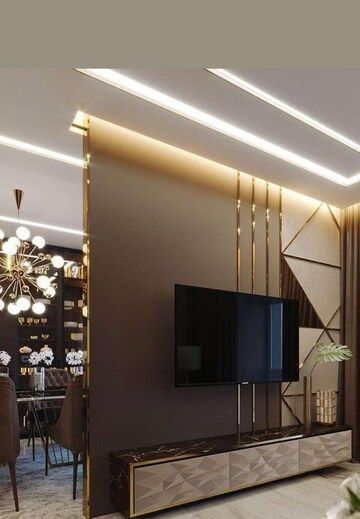 Living Room in 4 BHK Apartment at JKG Palm Resort, Raj Nagar Extension – for Sale