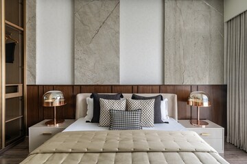 Bedroom in 2 BHK Apartment at Naman Habitat, Andheri West – for Sale