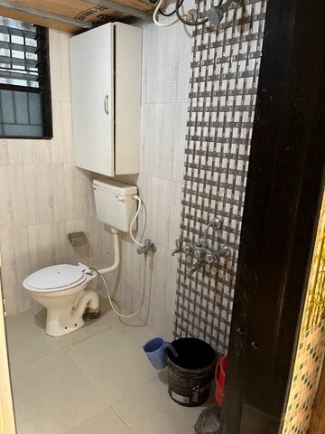 Bathroom in 3 BHK Apartment at Harsh Vihar, Aundh – for Rent