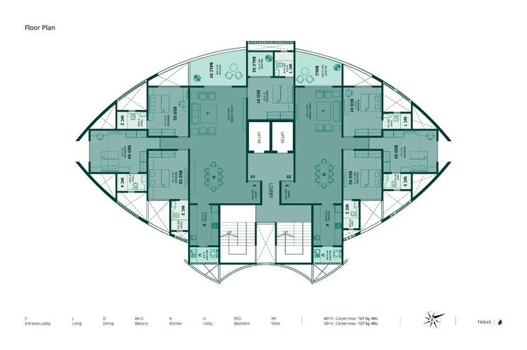 Map Location, kalash-trove 3.5 Bedroom 1365 Sq.Ft. Apartment In Aundh Pune 8968364