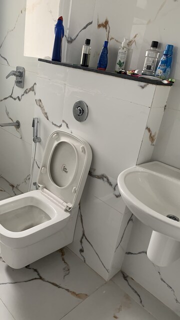Bathroom in 2 BHK Apartment at Rahul Arcus, Baner – for Rent