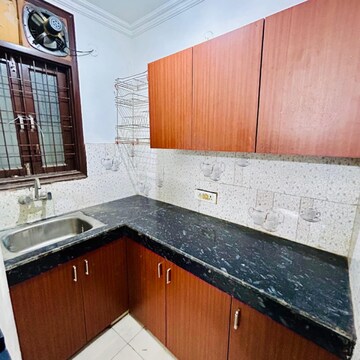 Kitchen in 1 BHK Builder Floor at Risland Sky Mansion, Chattarpur – for Rent