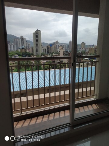 Balcony in 1 BHK Apartment at Metropolis Aquaris Phase 1, Kasarvadavali – for Rent