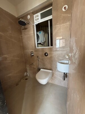 Bathroom in 1 BHK Apartment at Lashkaria Pearl, Jogeshwari West – for Sale