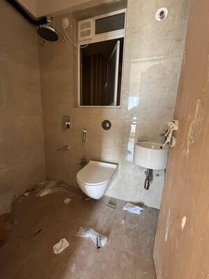 Bathroom in 1 BHK Apartment at Lashkaria Pearl, Jogeshwari West – for Sale
