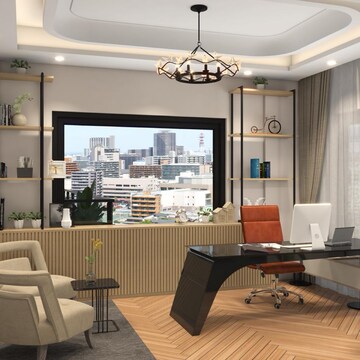 Living Room in 6+ BHK Penthouse at M3M Golf Estate, Sector 65 – for Sale