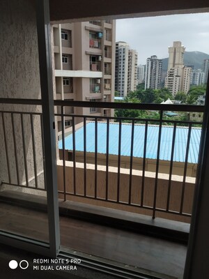 Balcony in 1 BHK Apartment at Metropolis Aquaris Phase 1, Kasarvadavali – for Sale