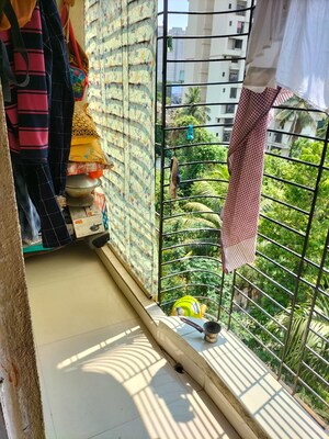 Balcony in 2 BHK Apartment at Himgiri Lokupvan Phase II CHS Ltd, Vasant Vihar – for Sale