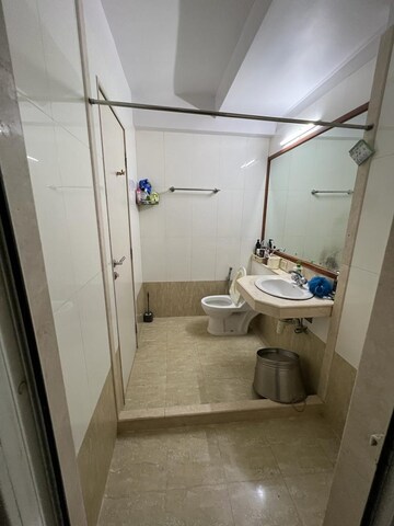 Bathroom in 3 BHK Apartment at Thane West – for Rent