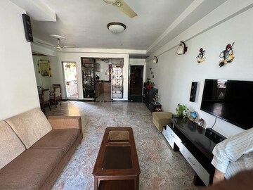 Living Room in 3 BHK Apartment at Thane West – for Rent