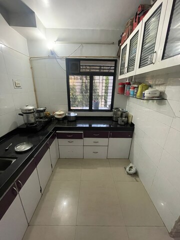 Kitchen in 1 BHK Apartment at Pioneer Park, Kolshet Road – for Rent