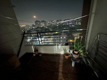Balcony in 1 BHK Apartment at Satyam Serenity, Wadgaon Sheri – for Rent