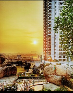 4 BHK Apartment – Exterior View View at Cybercity Rainbow Vistas Rock Gardens, Hi Tech City - for Sale