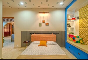 Bedroom in 4 BHK Apartment at Cybercity Rainbow Vistas Rock Gardens, Hi Tech City – for Sale
