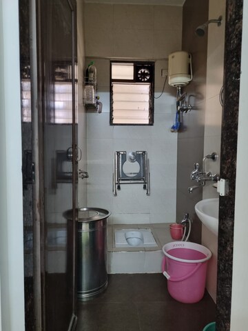 Bathroom in 1 BHK Apartment at Mhada CHS, Vasant Vihar – for Sale