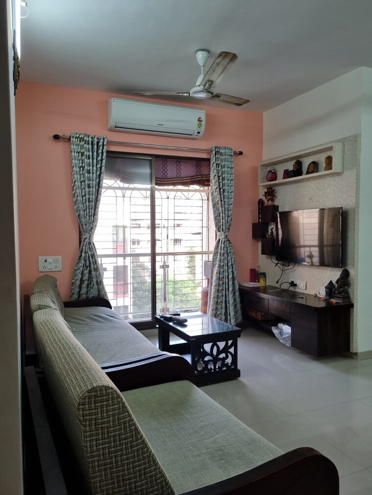 Living Room, mhada-chs 1 Bedroom 442 Sq.Ft. Apartment In Vasant Vihar Thane 8968766