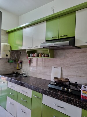 Kitchen in 1 BHK Apartment at Mhada CHS, Vasant Vihar – for Sale