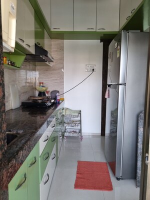 Kitchen in 1 BHK Apartment at Mhada CHS, Vasant Vihar – for Sale