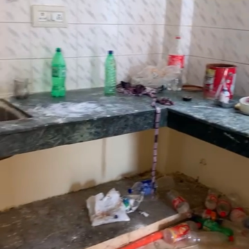 Kitchen in 2 BHK Apartment at Auric Happy Homes, Sector 86 – for Rent