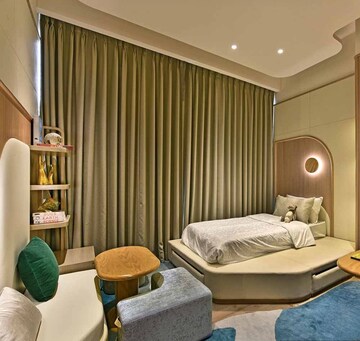 Living Room in 4 BHK Apartment at Rustomjee Crown, Prabhadevi – for Rent
